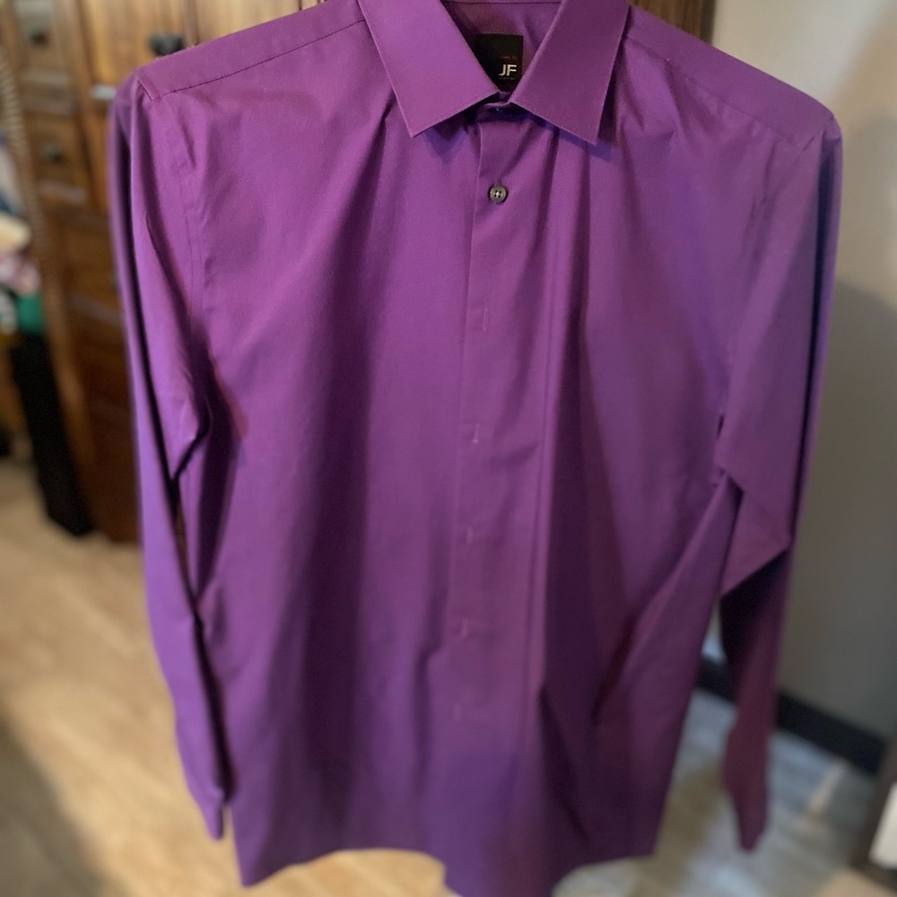 J Ferrer - Mens - Button Up - L 16 - 16 1/2 neck / 34-35